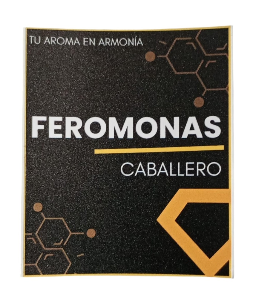 ETIQUETA FEROMONAS CABALLERO