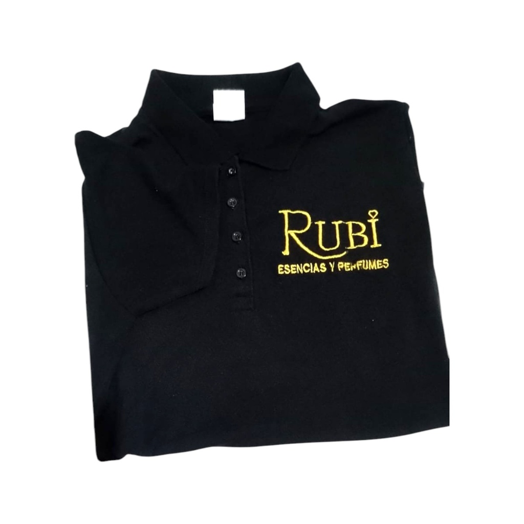 [PLAY-DG] PLAYERA NEGRA DAMA CON LOGO (G) 